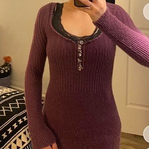Free people long sleeve sweater